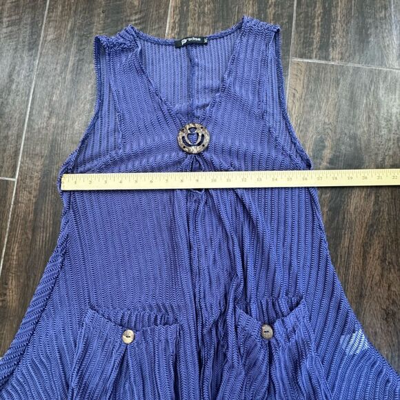 Paradise swimsuit coverup in purple XL - Picture 6 of 15